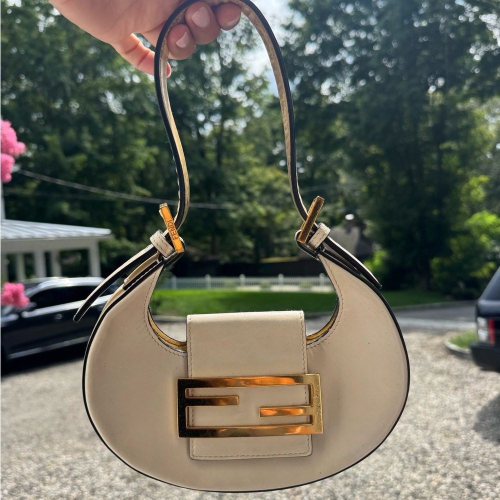 Fendi Cookie Bag in White